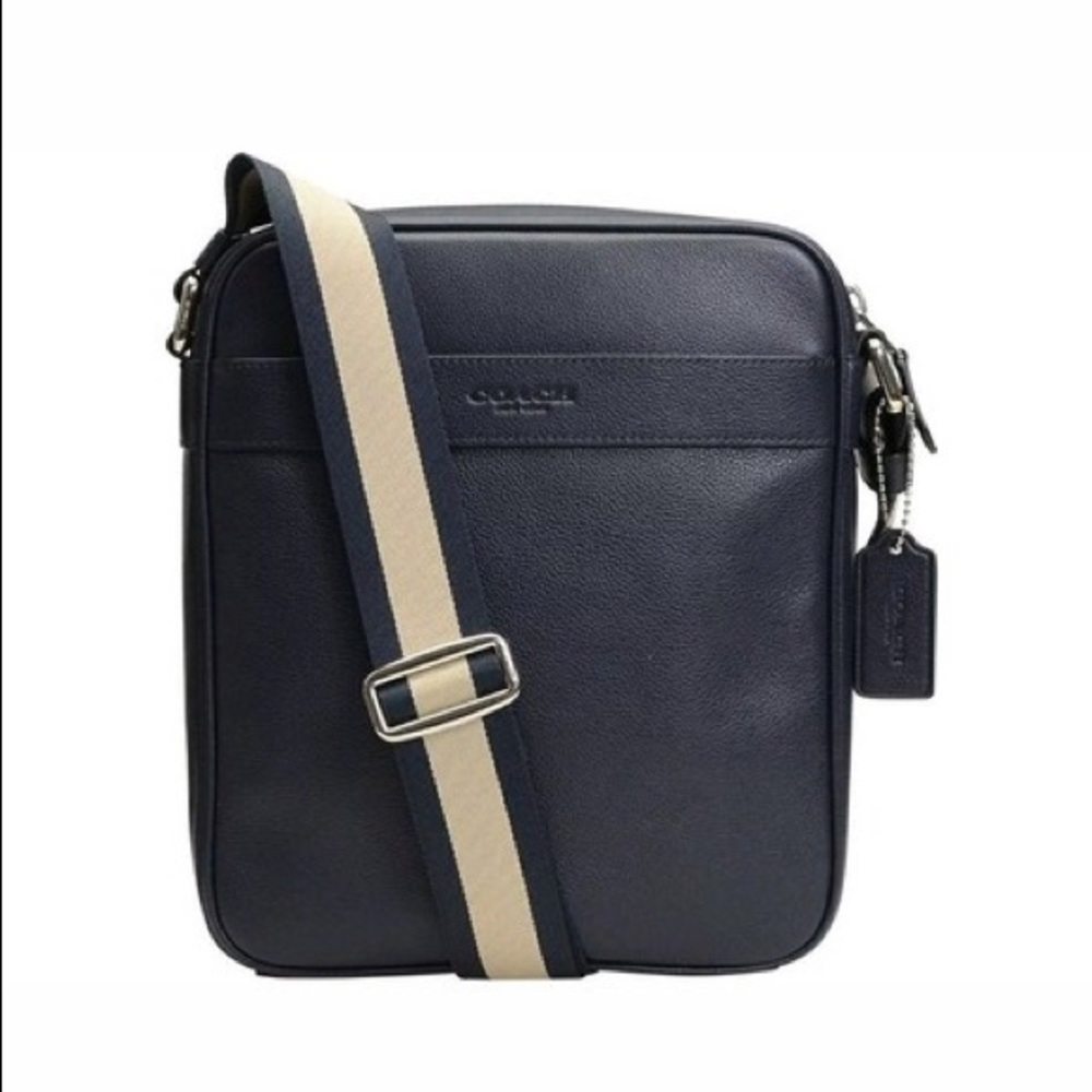 Coach- Charles flight bag midnight smooth leather